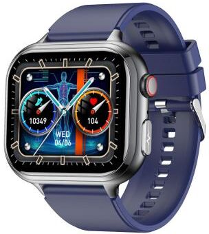 Everyday Crate TK17 Smart Watch With ECG Monitor 1.91 Inch HD Display IP68 Waterproof Fitness Tracker blue