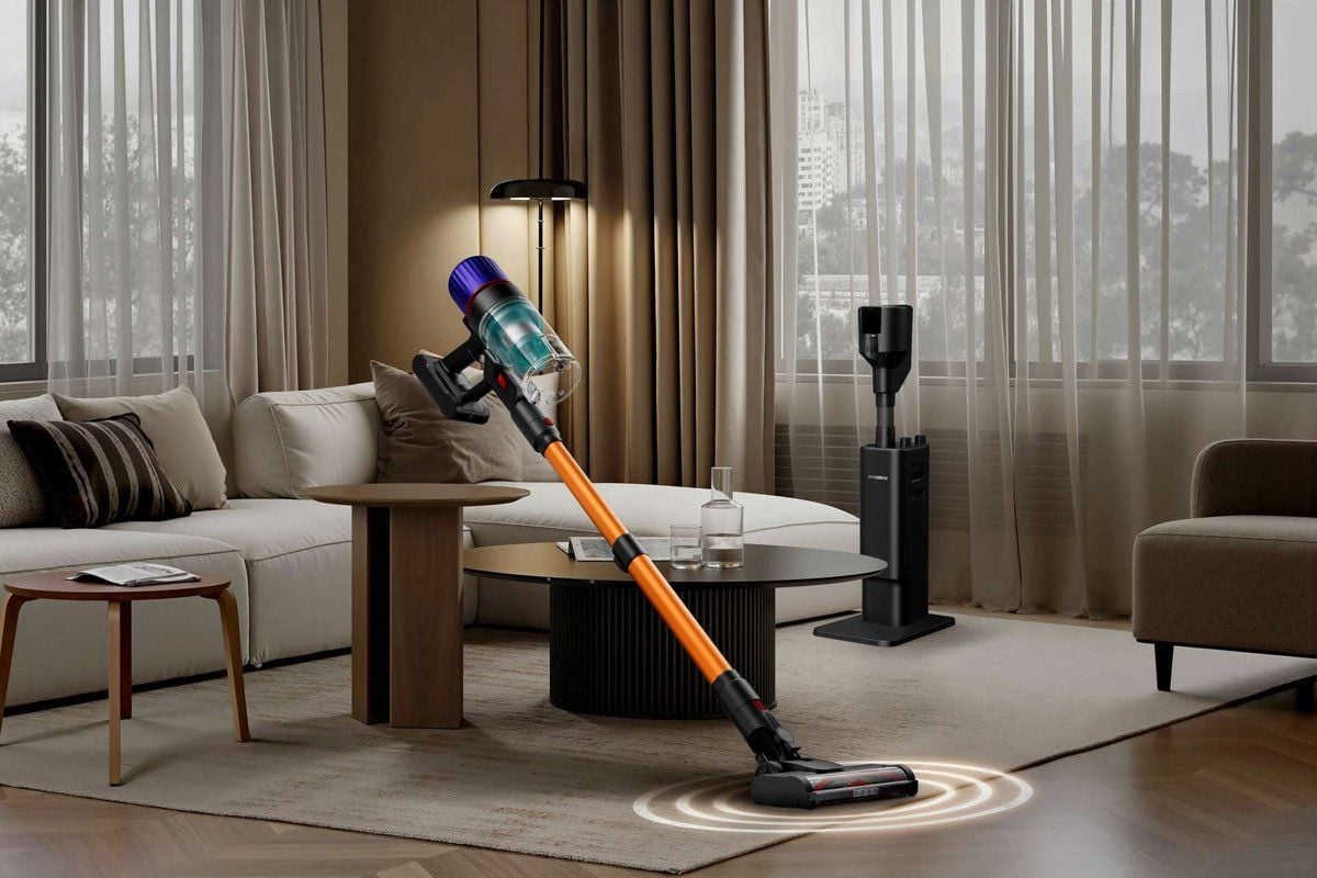 Hyundai HHA592511 Vortex Pro Draadloze Steelstofzuiger - 155W - Zwart