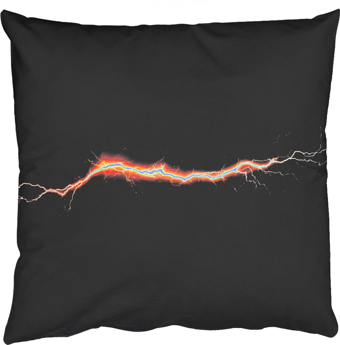 PillowMonkey Sierenkussen Bliksemflits Oranje 60x60 cm
