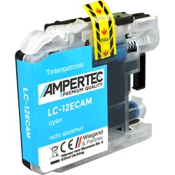 Kompatible Tinte ersetzt Brother LC-12EC  cyan