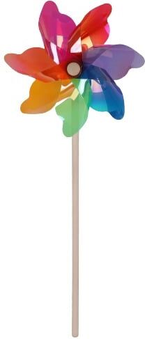 TrendLine Deko Windrad Ø 16 x 48cm bunt