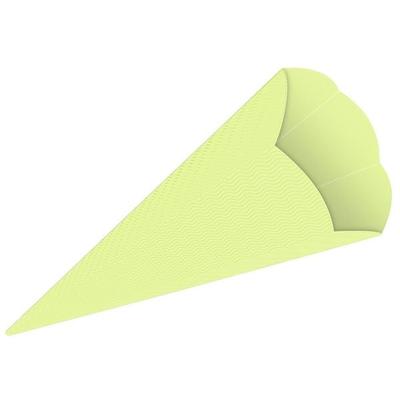 URSUS Schultüten 3D-Schultüten, apfelgrün, Höhe: 68 cm, Durchmesser: 20 cm