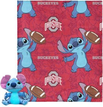 NCAA Enroll Stitch Hugger Pillow & Silk Touch Throw Blanket Set