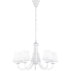 Kronleuchter Cortez in Weiß max. 28 Watt