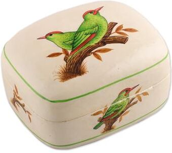 Novica Handmade Valley Saga Papier Mache Decorative Box