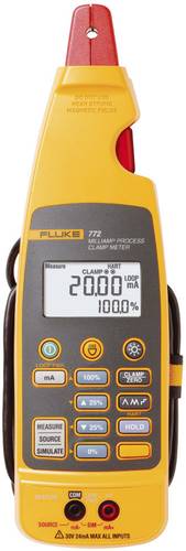 Fluke 772 Stromzange, Hand-Multimeter digital Prozess-Stromausgabe CAT II 300V Anzeige (Counts): 1200