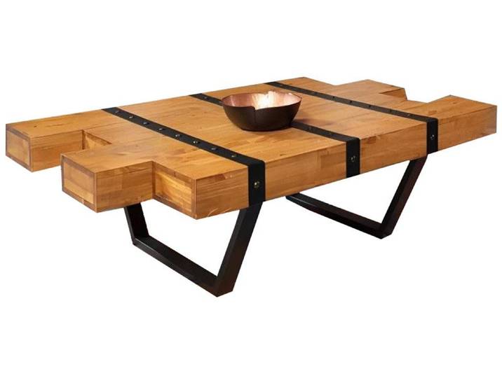 JVmoebel Couchtisch Luxuriöser Couchtisch aus massivem Holz in modernem Design (Couchtisch), Made in Europa