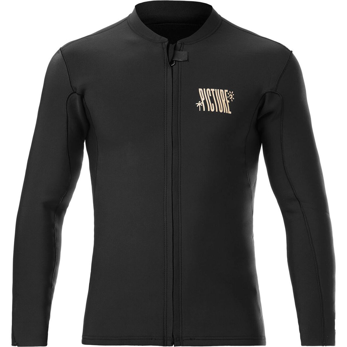 Picture Will Full Zip 1.5 TOP (A) M MVT508ABlackM