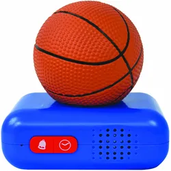 Lexibook, Wecker, Digital Alarm Clock with 3D Basketball Night Light and Sound Effects - (RL800BA)