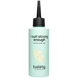 Kopfhautpflege, TWISTY I Curl Strong Enough peeling enzymatyczny do skóry głowy 150ml (150 ml)