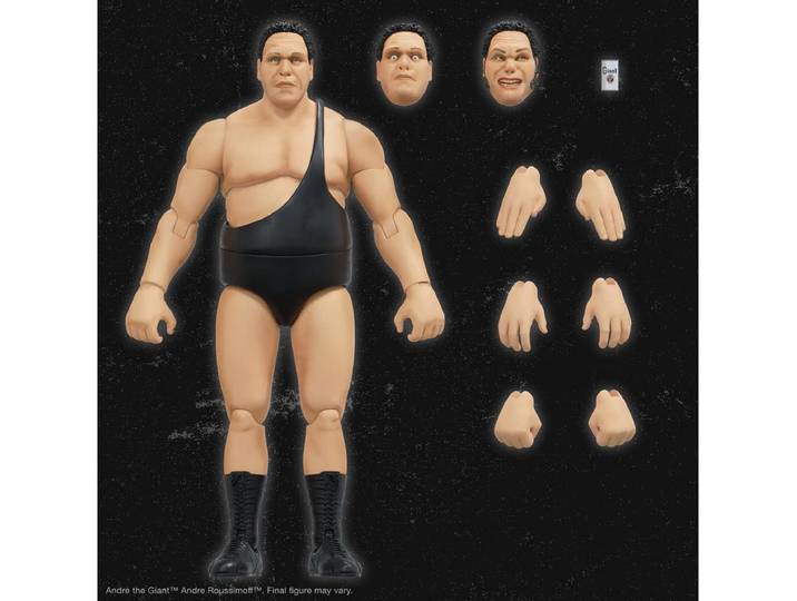 Super7 Actionfigur Andre the Giant Black Singlet Ultimates 7 Inch Actionfigur