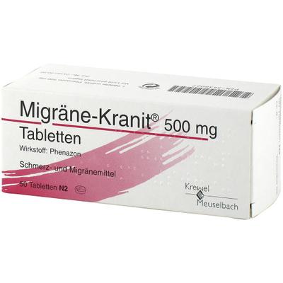 Migräne Kranit 500 mg Tabletten 50 St
