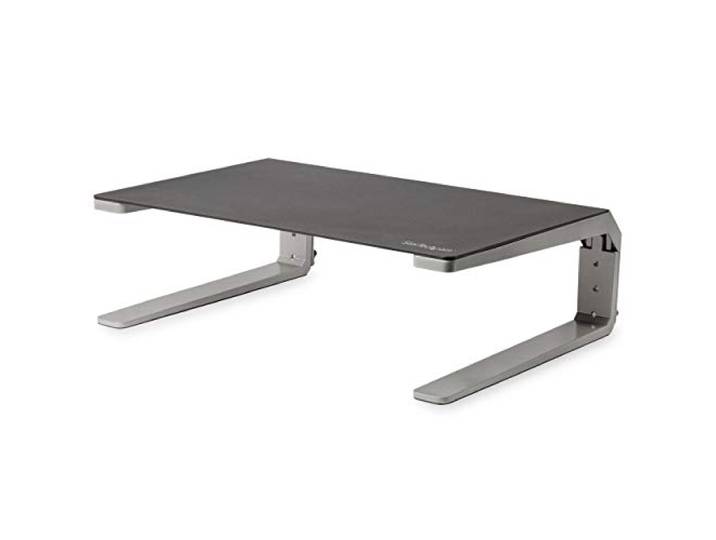 StarTech Rehausseur Écran\, Acier et Aluminium\, Jusqu'a 32 Pouces (MONSTND)\, noir/argent