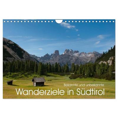 Bekannte und unbekannte Wanderziele in Südtirol (Wandkalender 2027 DIN A4 quer), CALVENDO Monatskalender
