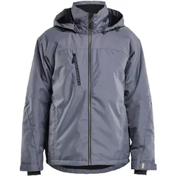 Funktions Winterjacke "4890" - S - mittelgrau/schwarz