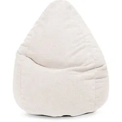 Sitting Point Sitzsack Beanbag Woolly XXL Stoff Beige Natur