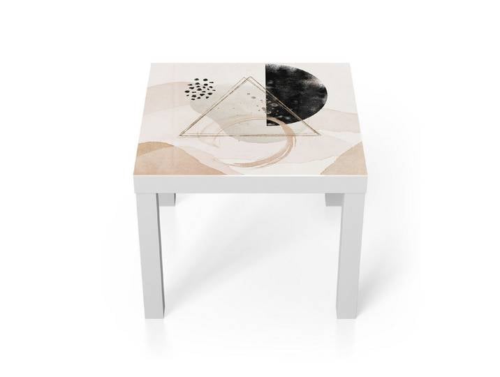 DEQORI Couchtisch 'Abstrakte Harmonie', Glas Beistelltisch Glastisch modern