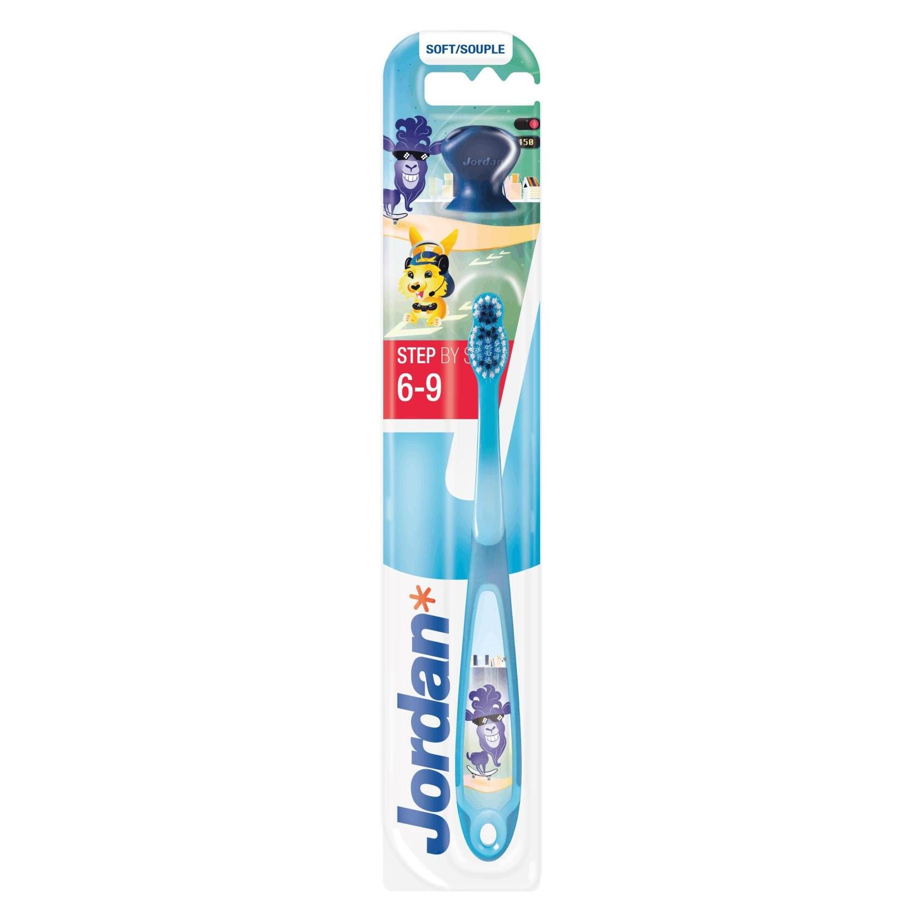 Jordan Step By Step Toothbrush For Children 6-9 Years Soft 1Pcs. (Weich, 1x) (7038516220301)