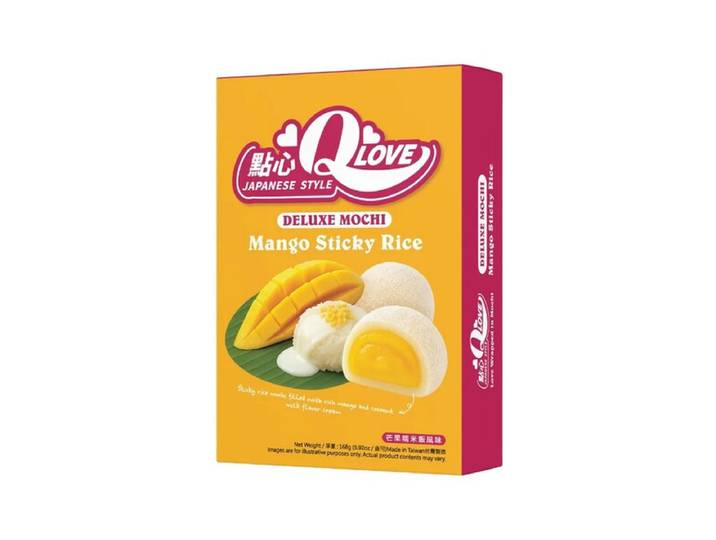 QLove Mochi Deluxe Mangue &amp; Riz Gluant 168 g