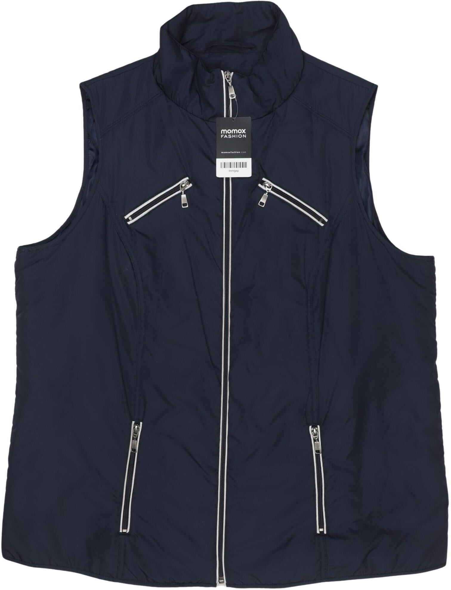 Ulla Popken Damen Weste, Marineblau, Gr. EU 46, Synthetik - Second Hand