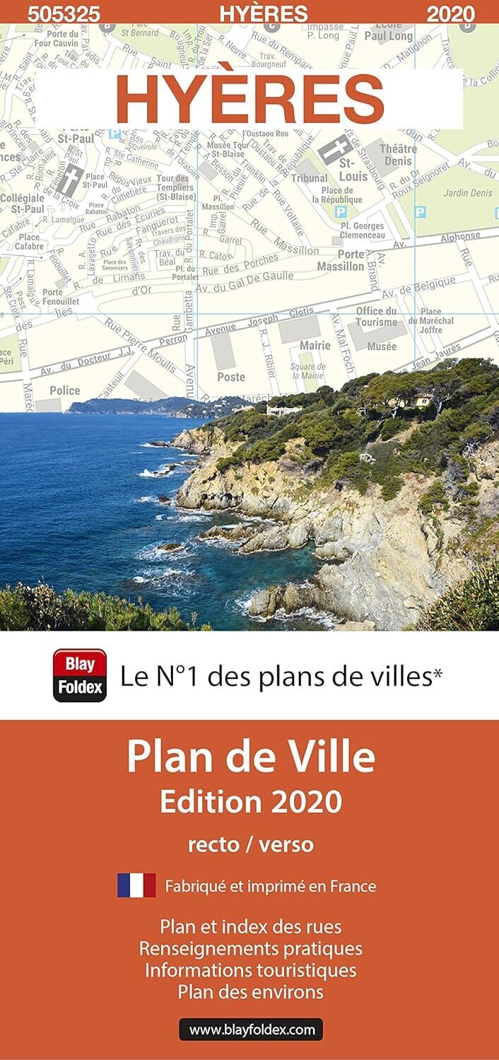 Hyères, Var - Plan de ville   Blay Foldex