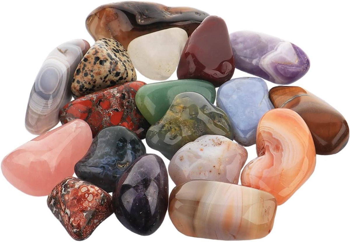 Trommelstenen Afrika Mix - Natuurlijke Decoratieve Edelstenen - 25-45 mm