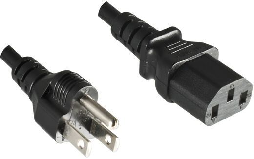 MicroConnect Power Cord Japan 3-Pin to IEC C13, 1.8m, Black (PE010418JAPAN)