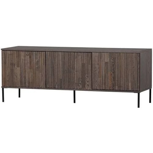 WOOOD New Gravure TV-meubel van essenhout in het bruin, B/D/H: 150 x 56 x 44 cm