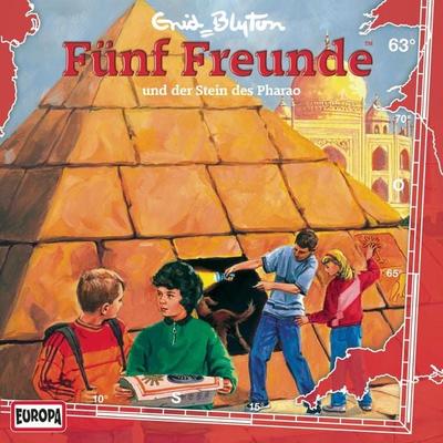 Folge 63: Fünf Freunde und der Stein des Pharao - Enid Blyton,Gabriele Hartmann, Audio, 4064066619978