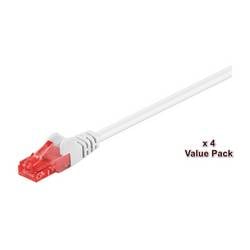 MicroConnect V-UTP620WVP RJ45 Patchkabel 20 m Weiß 4 St.