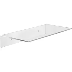 Acryl Wandregal 300 mm | 150 mm, Acryl (PMMA), transparent