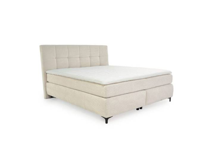 Trendstore Jale Boxspringbett in Cord in verschiedenen Größen