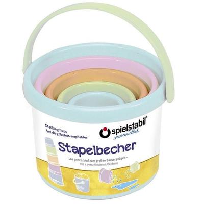 Spielstabil 3726 - Stapelbecher-Set pastell 5-teilig