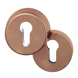 Schutzrosetten-Satz 73 7395,rund,12,5mm,ES1/PZ,dunkelbr. pat.gew.,TS67-69