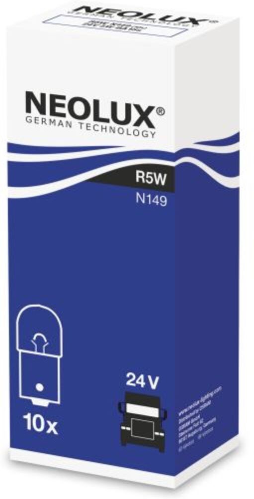 Glühlampe Sekundär NEOLUX R5W 24V, 5W, 10 Stück