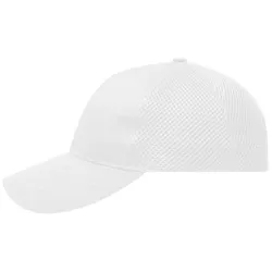 Mesh Basecap "MB6216" 6-Panel-Air - white