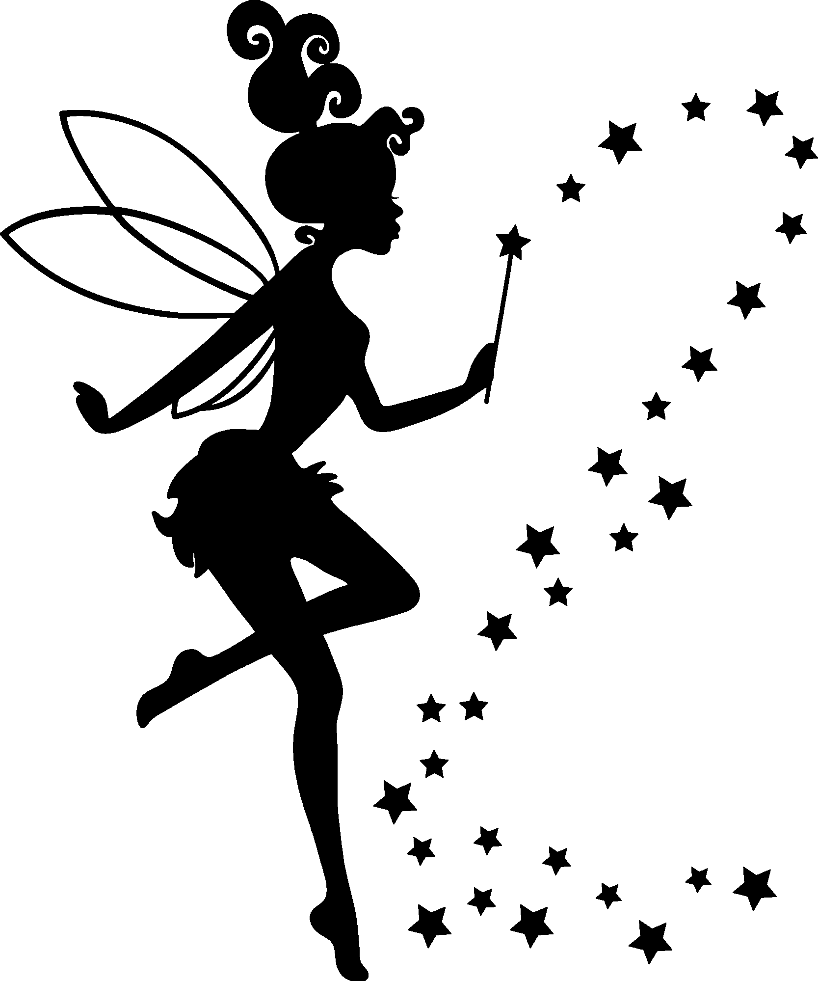 Ambiance-sticker Sticker Mademoiselle la fée