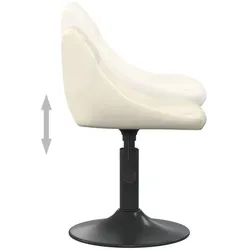 vidaXL Barhocker Creme Samt Modell Flex Prime Plus