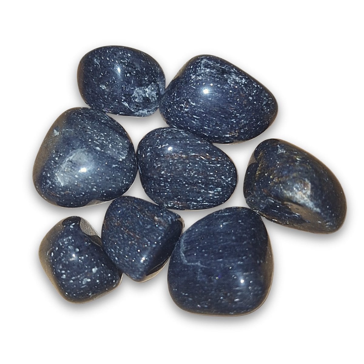 Aventurijn blauwe trommelstenen 100 g