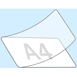 100 Laminierfolien A4 250 μm | glänzend, PET, transparent