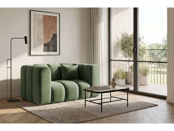 Kaiser Möbel Sessel Modularer GRAND im Velvet-Stoff Riviera