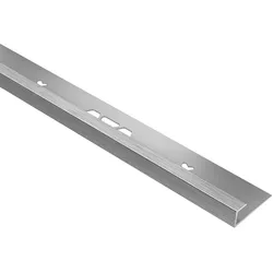 Schlüter Systems VINPRO-RO Abschlussprofil Aluminium ATGB - Aluminium titan gebürstet eloxiert Höhe: 12,5 mm Länge: 2,5 m