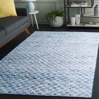 SAFAVIEH Tacoma Azime Machine Washable Slip Resistant Modern Rug