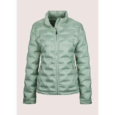 Steppjacke MADELEINE "Jacke Sportliche Jacke aus Sommer-Stepp", Damen, Gr. 34, grün (hellsalbeigrün), Obermaterial: 100% Polyester PES., Modern, normal, Jacken Steppjacke