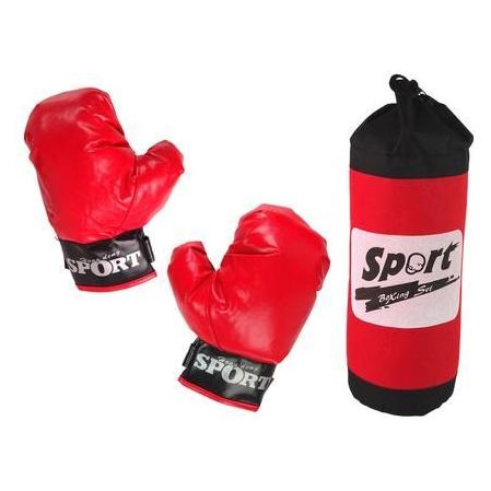 Lean Toys Boxset Sack + Kletthandschuhe (45 cm) (LEA13478-uniw)