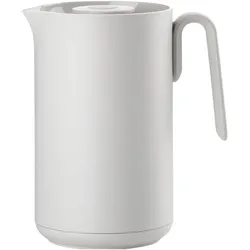 Zone Denmark Isolierkanne Singles Warm Grey, PP-Kunststoff, Glas, Grau, 1 L, 33818, Thermoskanne, Grau