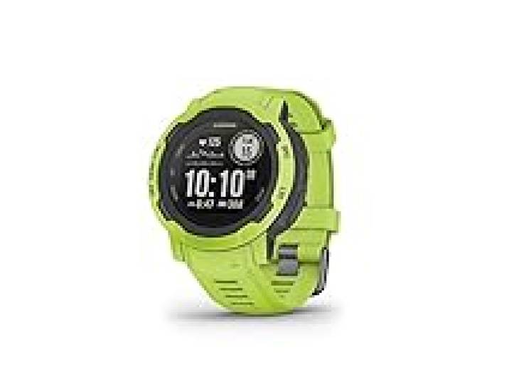 Garmin Instinct 2 Citron - Montre GPS Robuste et connectée - Boîtier 45 mm
