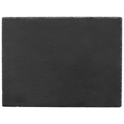 Servierplatte Stoney in Schwarz