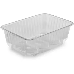 Rechteckschale (PP) klar 186 x 133 mm 1000ml