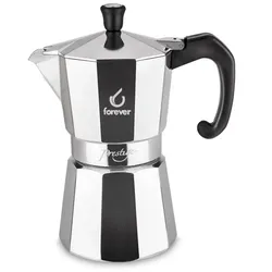 Forever 'Miss Moka Prestige' Aluminium 12 Tassen +b